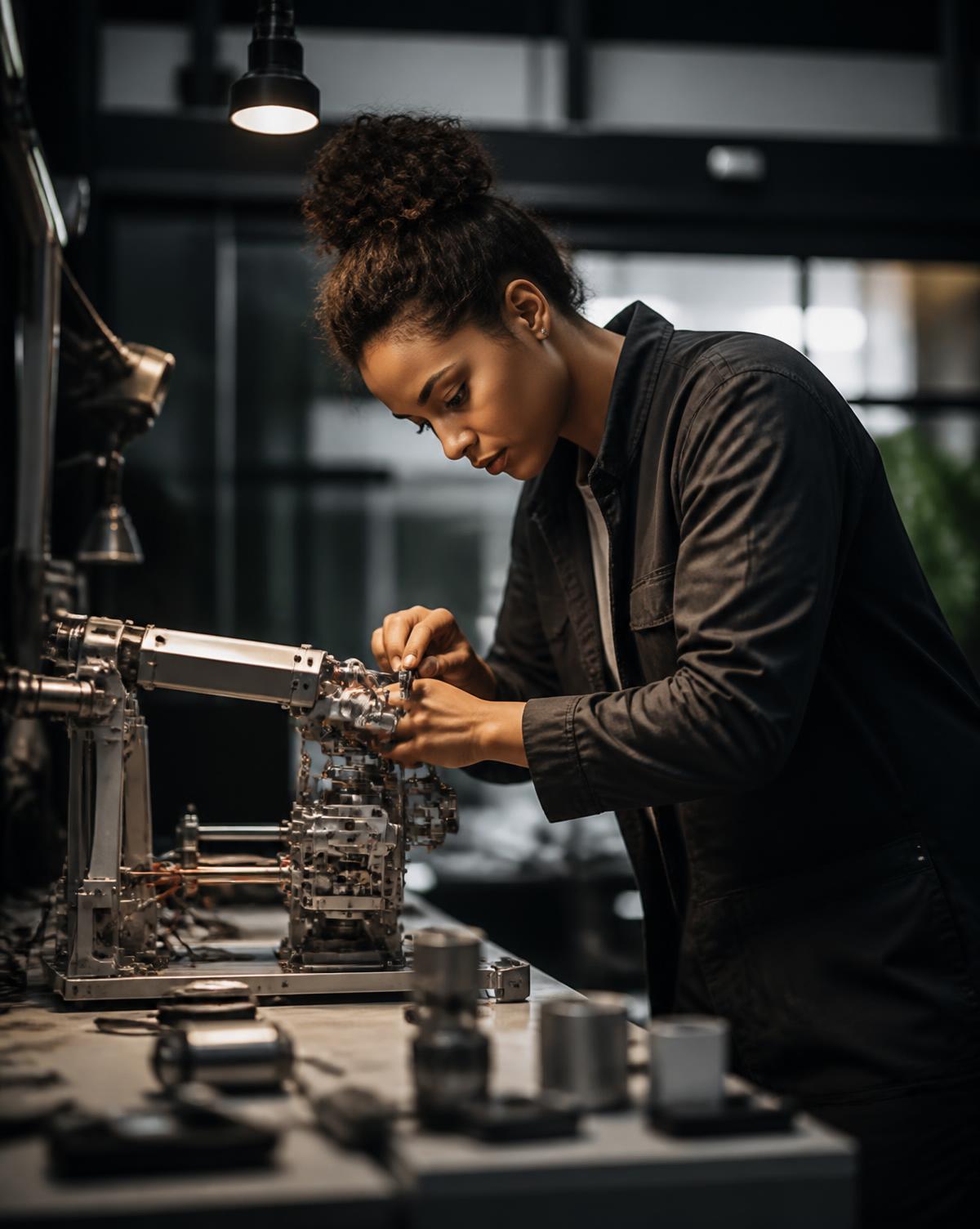Technology founder building a robotics prototype
